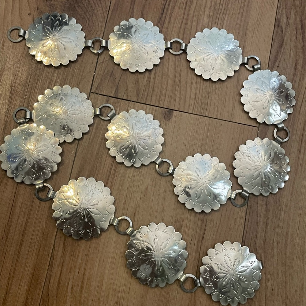 Silver Concho Belt